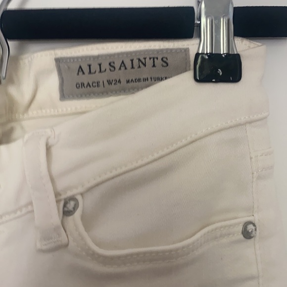 White AllSaints jeans - Picture 3 of 4